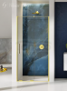 NEW TRENDY Drzwi prysznicowe przesuwne SMART LIGHT GOLD 180x200 EXK-4221